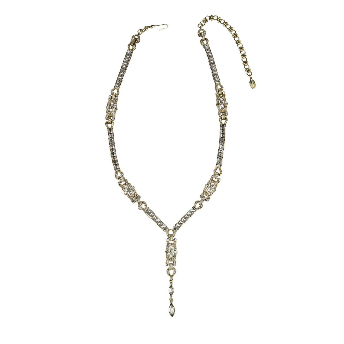 HEIDI DAUS® "It's A Fine Line" Art Deco Convertible Necklace