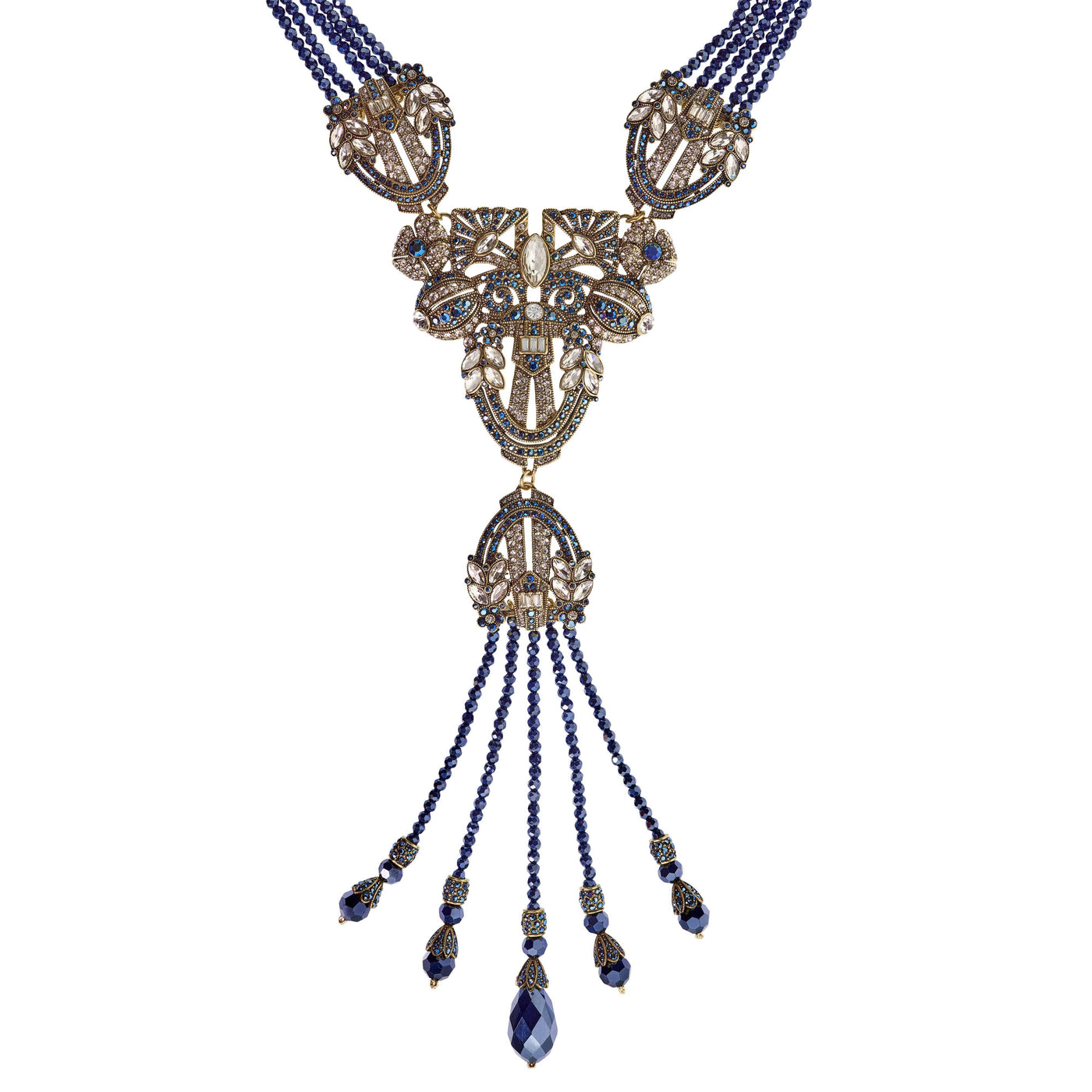 Heidi Daus®"Bountiful Splendor" Beaded Crystal Statement Necklace