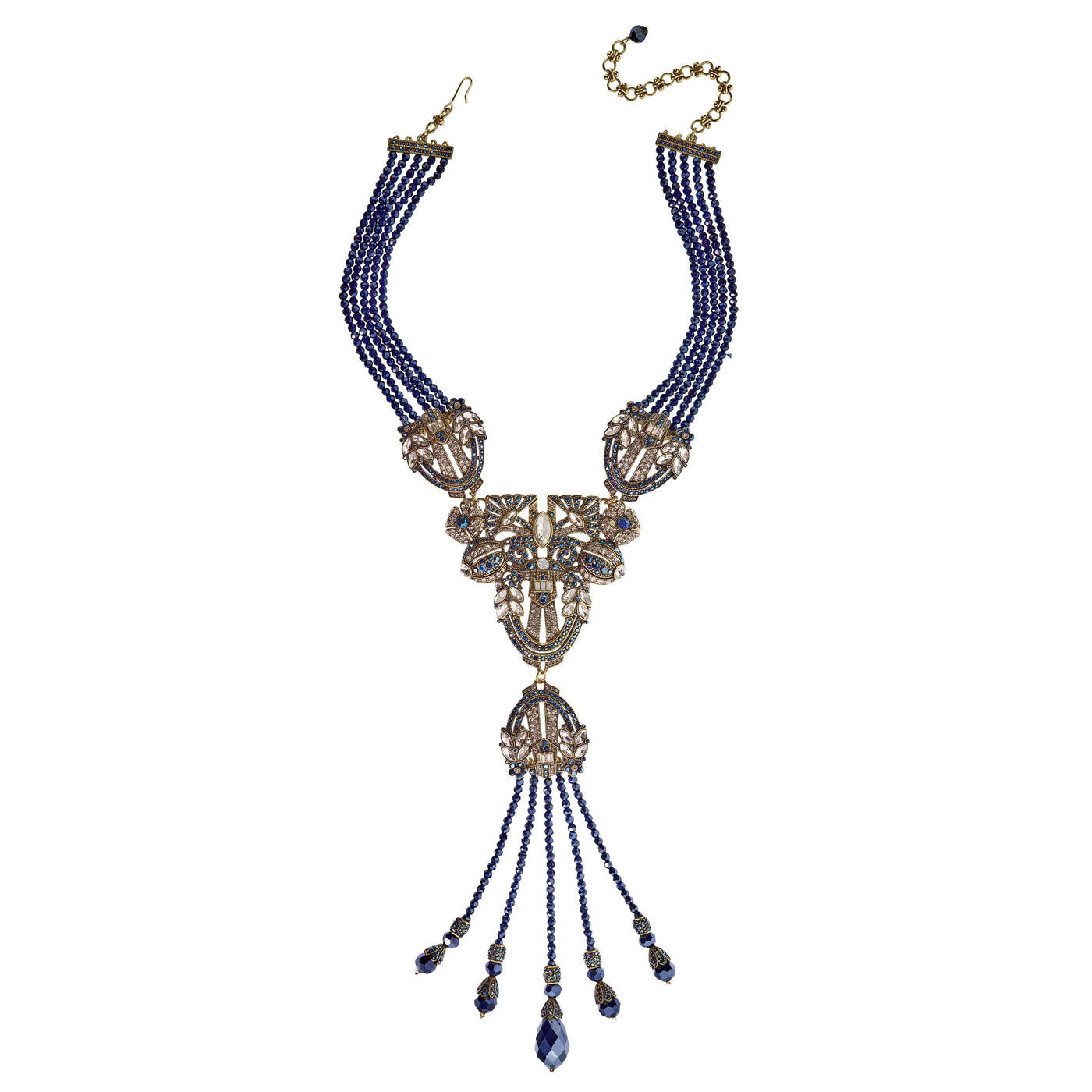 Heidi Daus®"Bountiful Splendor" Beaded Crystal Statement Necklace