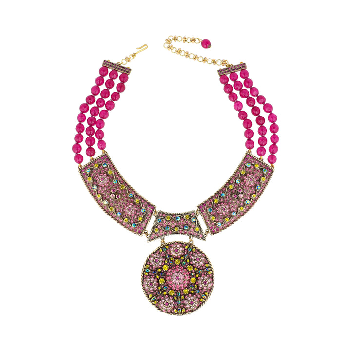 HEIDI DAUS®"Cat's Pajamas" Beaded Crystal Statement Necklace