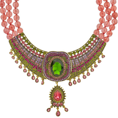 HEIDI DAUS®"Crystal Magnetism" Beaded Crystal Deco Necklace