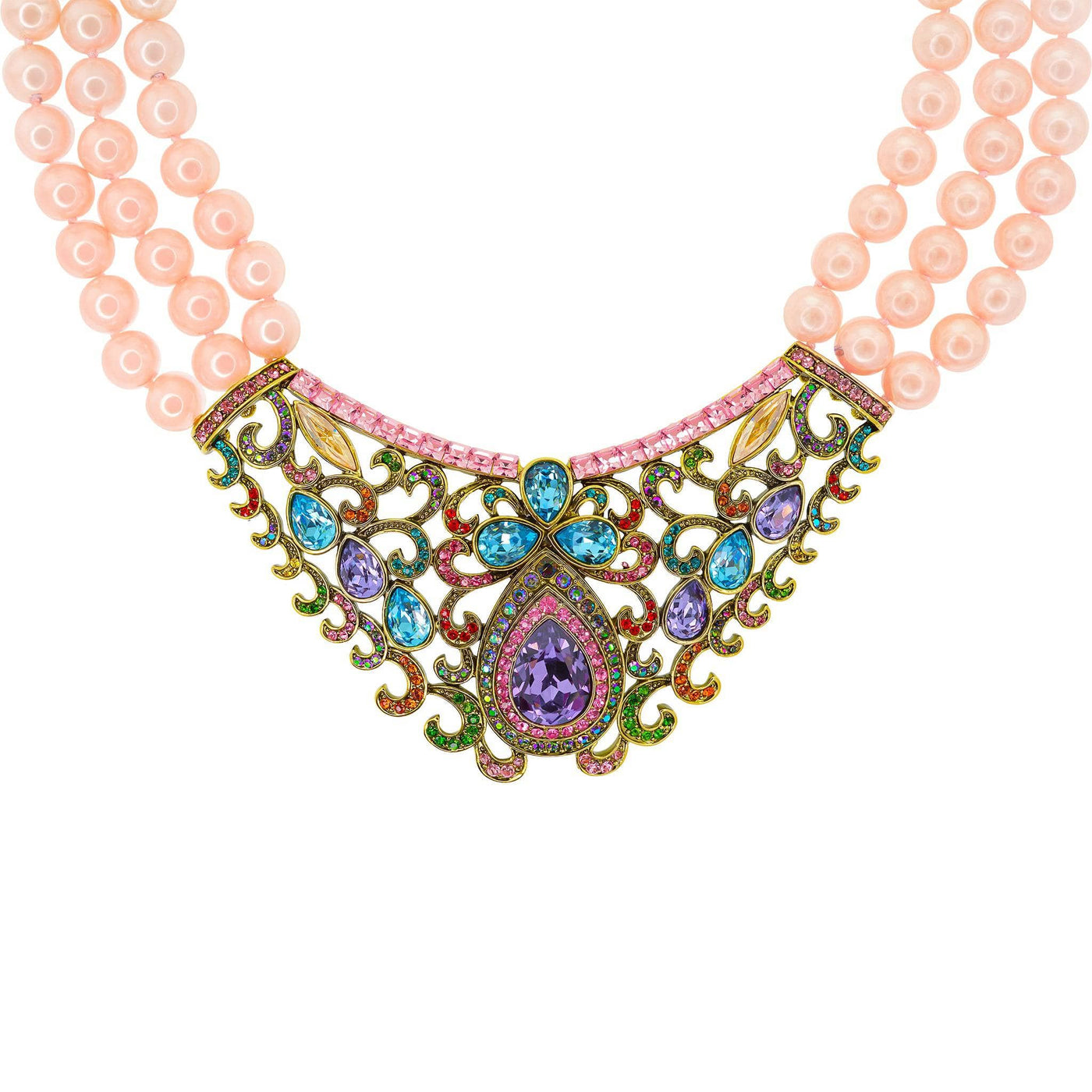 Heidi Daus®"Queen For A Day" Beaded Crystal Statement Necklace