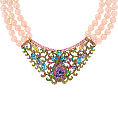 Heidi Daus®"Queen For A Day" Beaded Crystal Statement Necklace