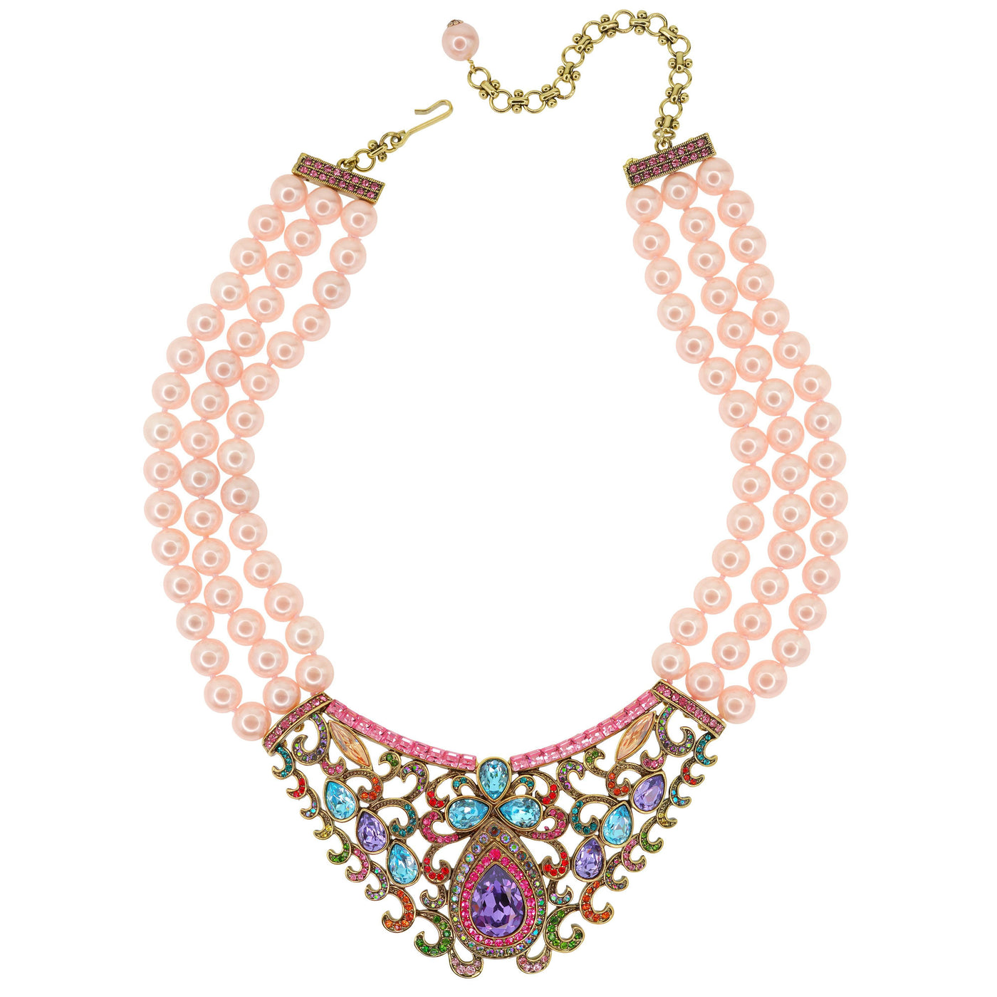 Heidi Daus®"Queen For A Day" Beaded Crystal Statement Necklace