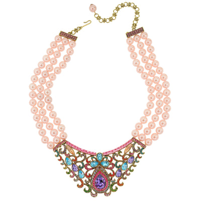 Heidi Daus®"Queen For A Day" Beaded Crystal Statement Necklace