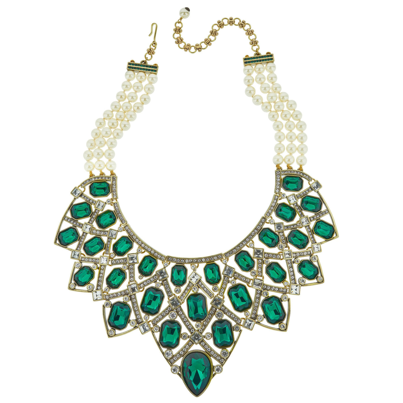 HEIDI DAUS®"Many Shades of Fabulous" Beaded Crystal Statement Necklace