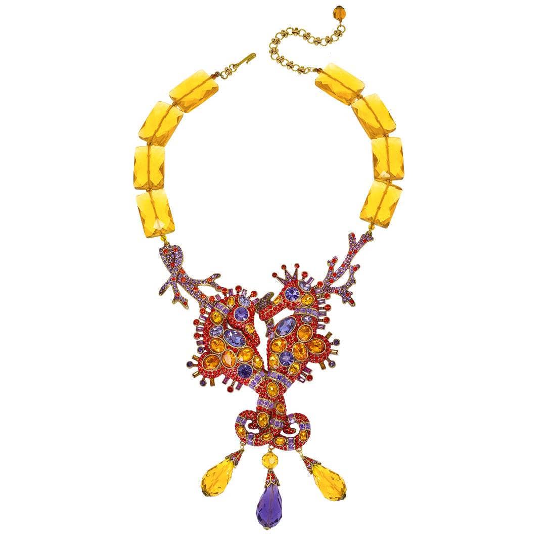Heidi Daus® "Royal Waterhorse" Crystal Seahorse Necklace