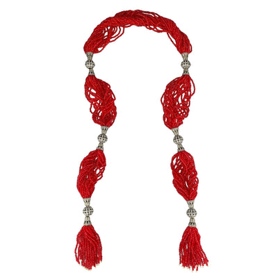 HEIDI DAUS® “Wrapped in Elegance” Grande Art Deco Crystal Tassel Lariat Necklace