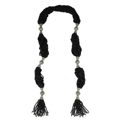 HEIDI DAUS® “Wrapped in Elegance” Grande Art Deco Crystal Tassel Lariat Necklace