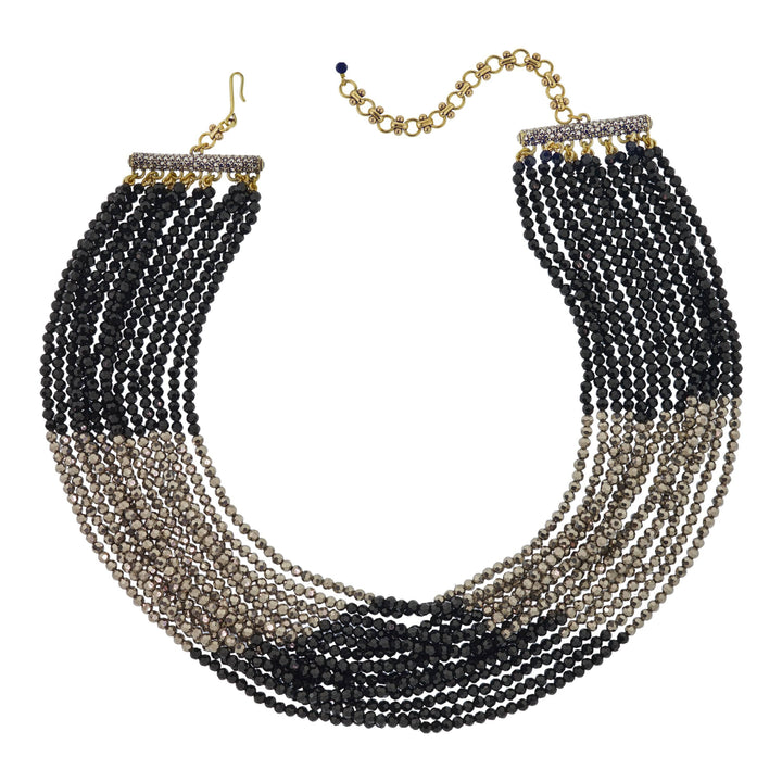 Heidi Daus®"Elegant Solution" Beaded Crystal Multi Strand Necklace HEIDI DAUS®