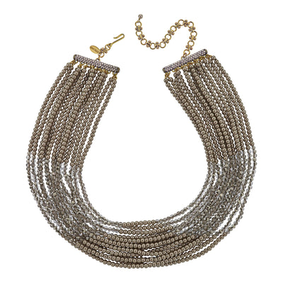 Heidi Daus®"Elegant Solution" Beaded Crystal Multi Strand Necklace