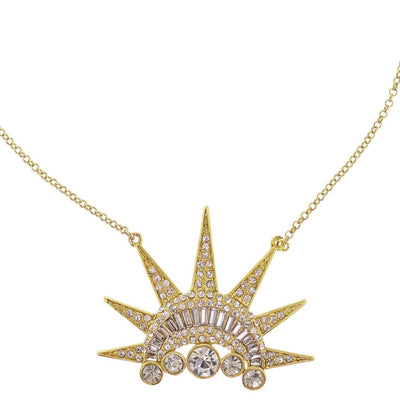 Heidi Daus®"Crowning Glory" Crystal Crown Necklace