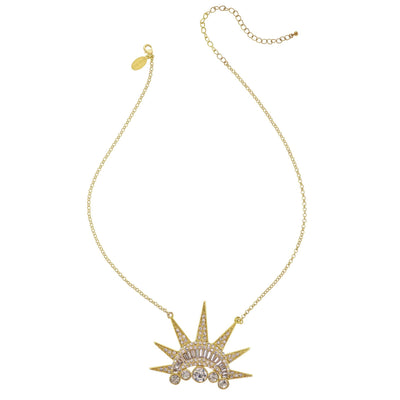 Heidi Daus®"Crowning Glory" Crystal Crown Necklace