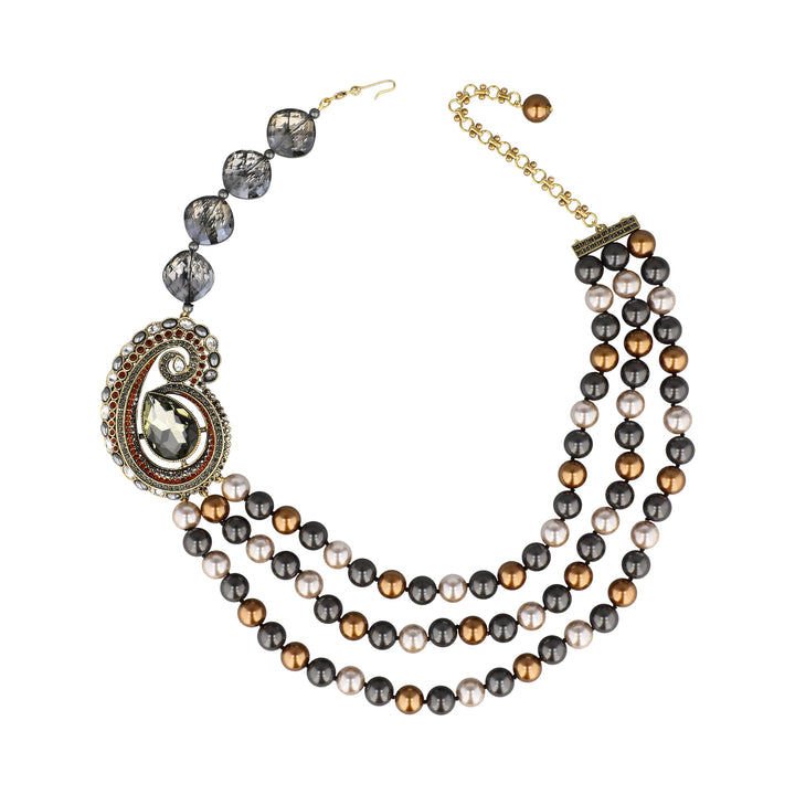 HEIDI DAUS® "Dynamic Dazzler" Art Deco Statement Necklace