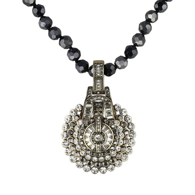 HEIDI DAUS® "Guilty Pleasure" Crystal Art Deco Enhancer Necklace