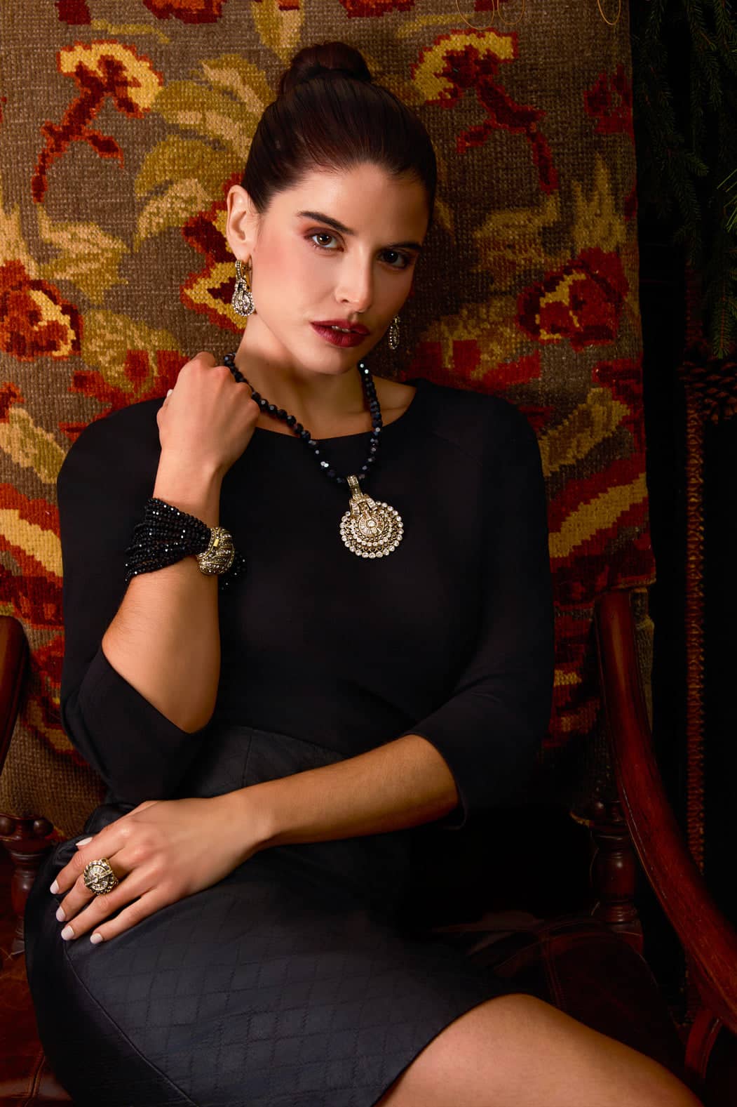 HEIDI DAUS® "Guilty Pleasure" Crystal Art Deco Ring