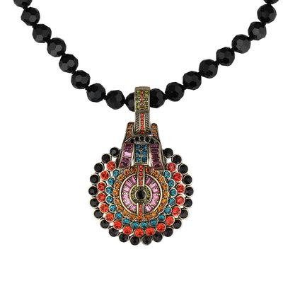 HEIDI DAUS® "Guilty Pleasure" Crystal Art Deco Enhancer Necklace