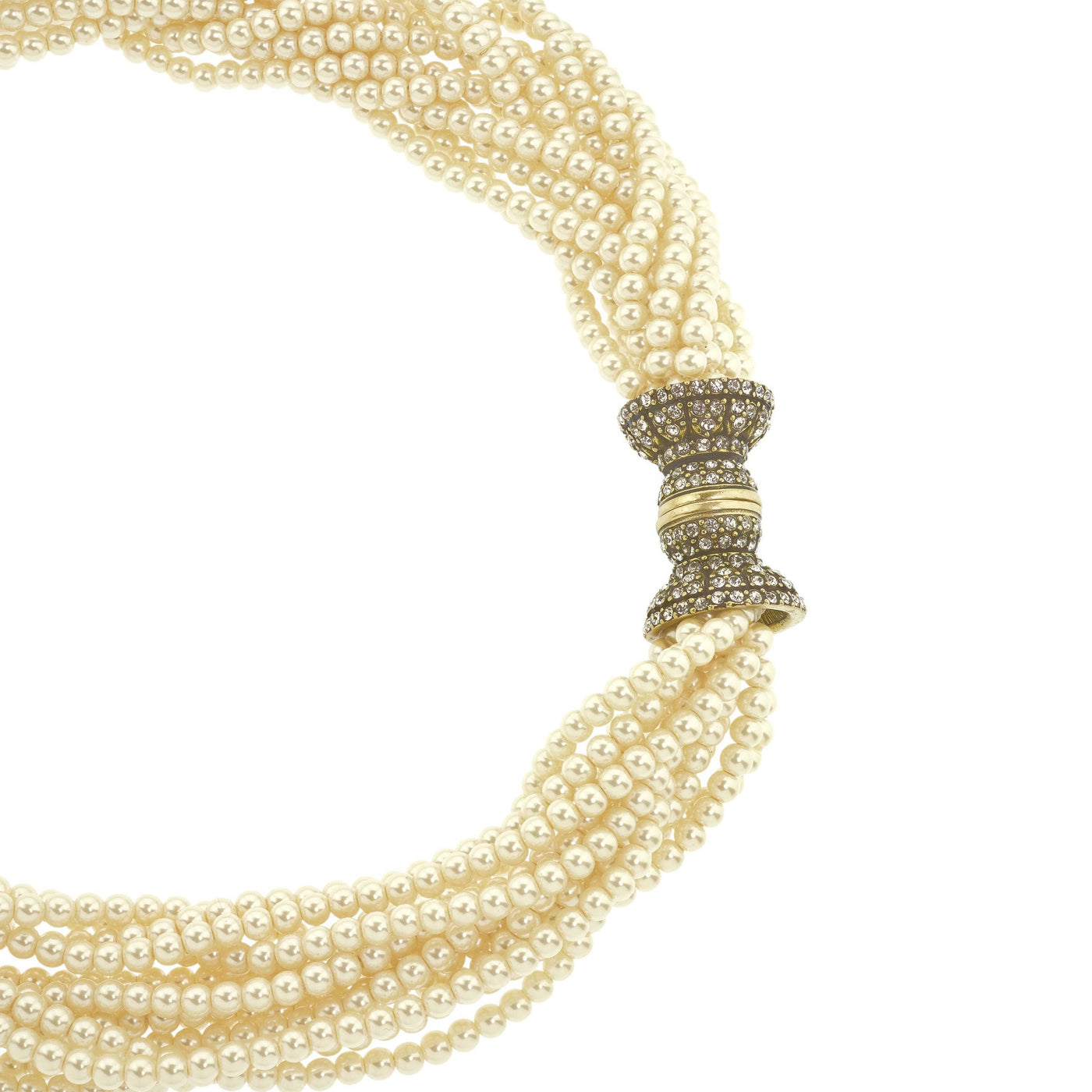 HEIDI DAUS® "Regal Legacy" Beaded Crystal Magnetic Necklace