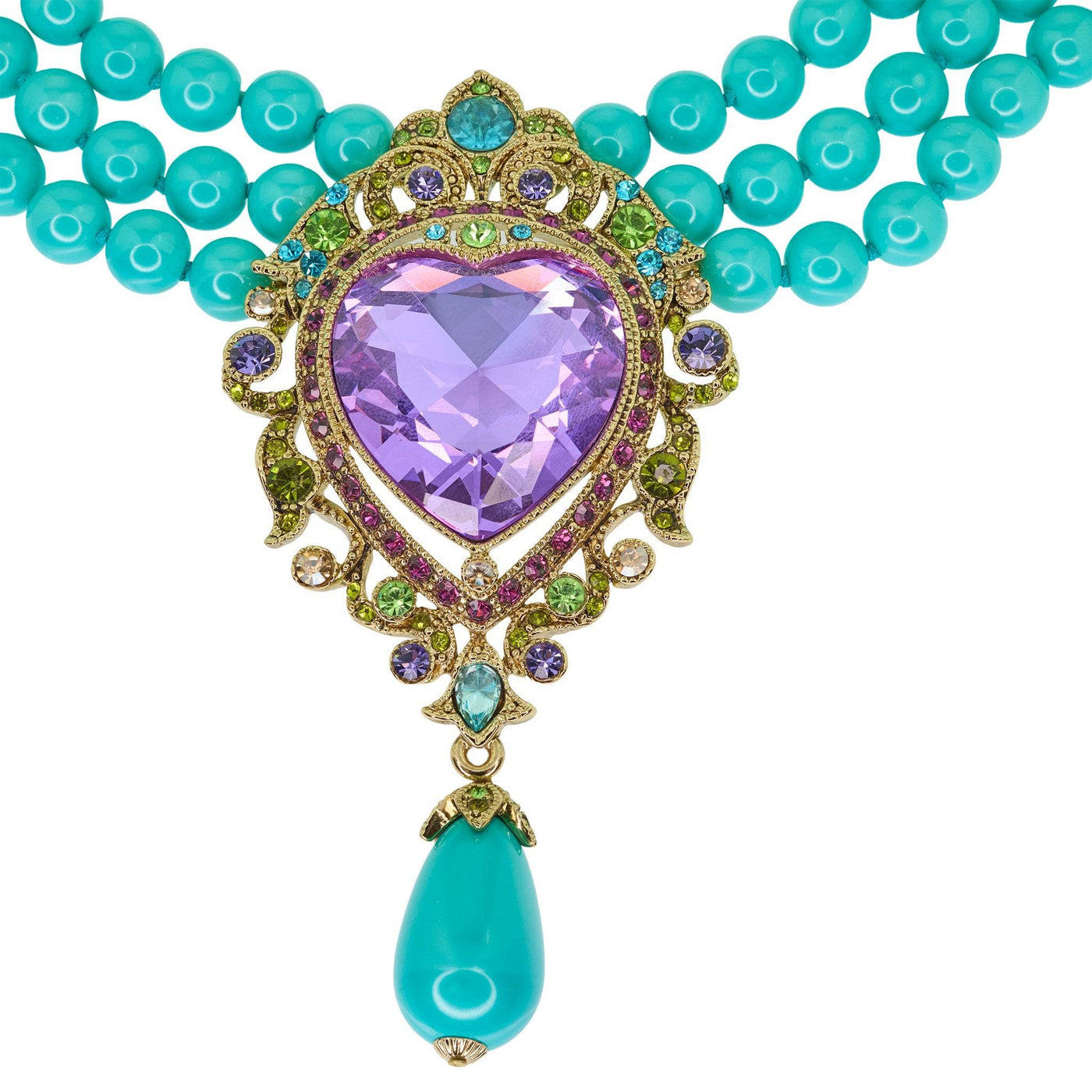 HEIDI DAUS® "Heart Of My Heart" Beaded Crystal Heart Necklace