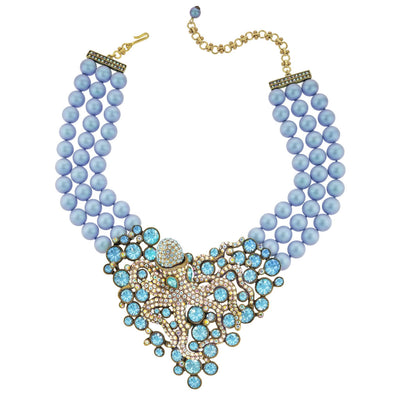 HEIDI DAUS®"Guardian Of The Deep" Beaded Crystal Octopus Necklace