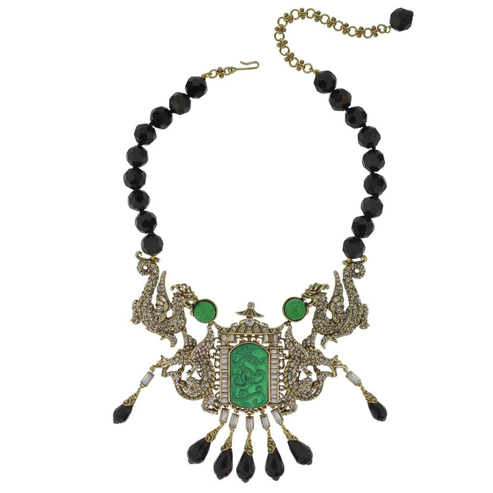 HEIDI DAUS®"Collective Wisdom" Beaded Crystal Resin Chinoise Necklace