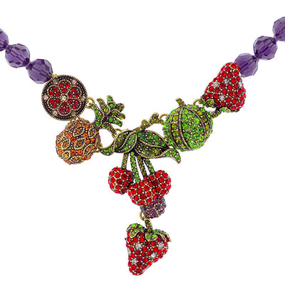 Heidi Daus® "Captivating Compote"  Crystal Fruit Necklace