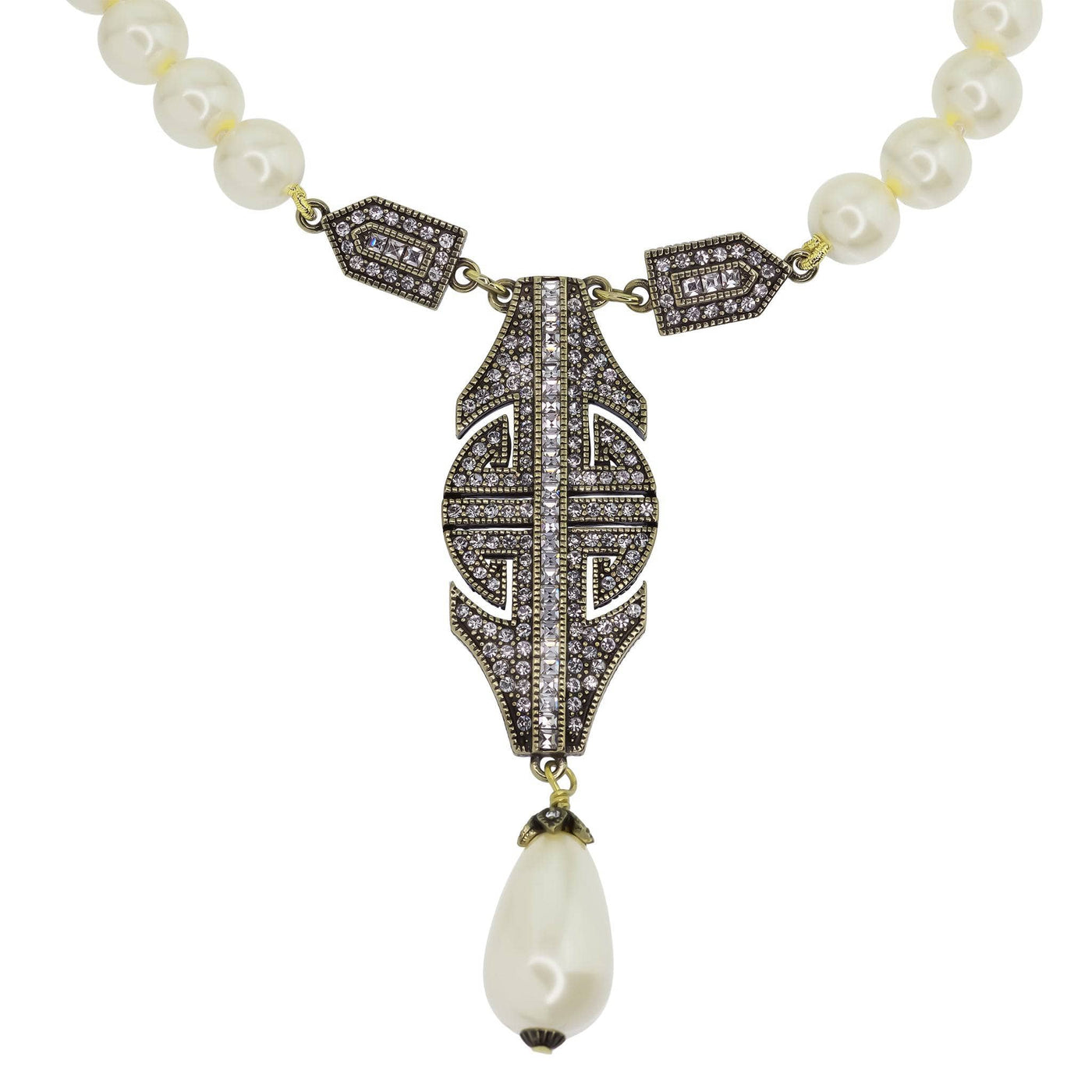 HEIDI DAUS®"Classic Style" Beaded Crystal Deco Necklace