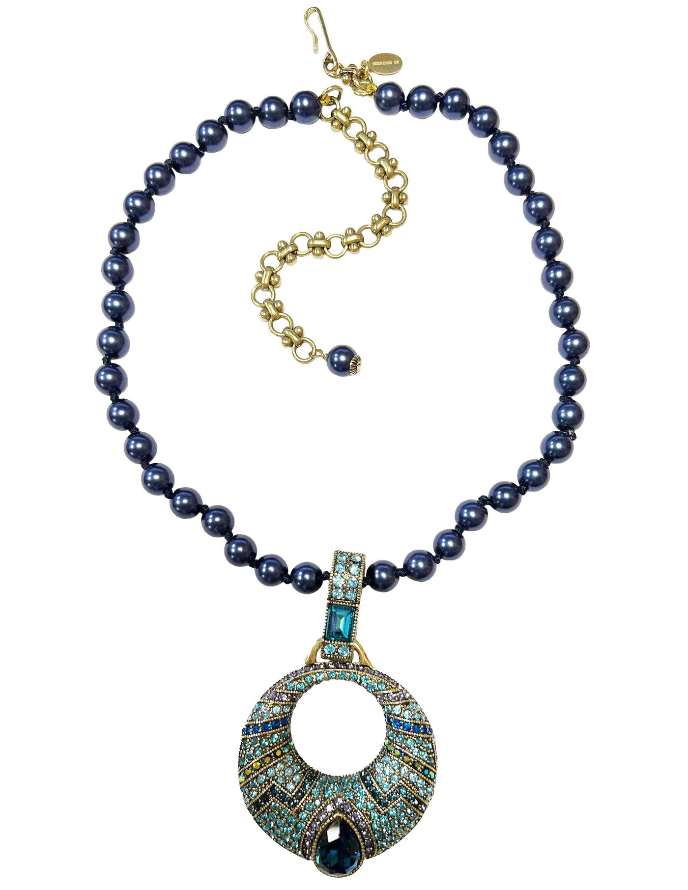 Heidi Daus®"Sparkling Solution" Beaded Crystal Magnetic Enhancer Necklace HEIDI DAUS®