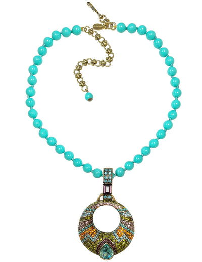 Heidi Daus®"Sparkling Solution" Beaded Crystal Magnetic Enhancer Necklace HEIDI DAUS®