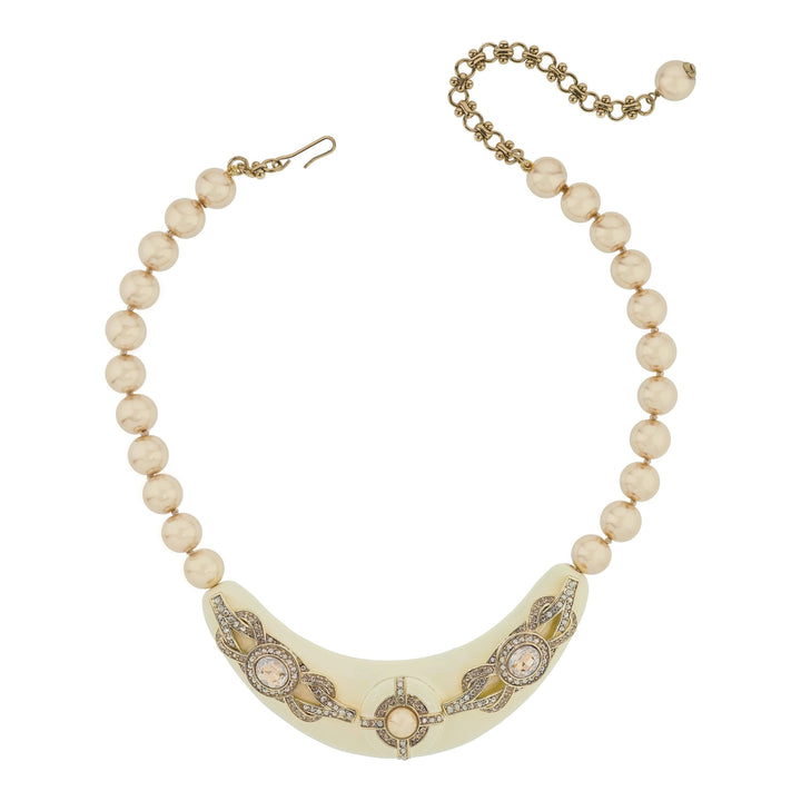 Heidi Daus® "Tres Chic Deluxe" Enamel & Crystal Beaded Deco Necklace HEIDI DAUS®