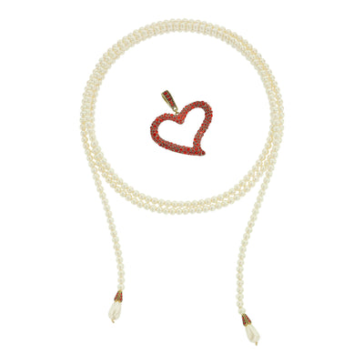 Heidi Daus Elegant Essentials Pin Enhancer Cord Necklace