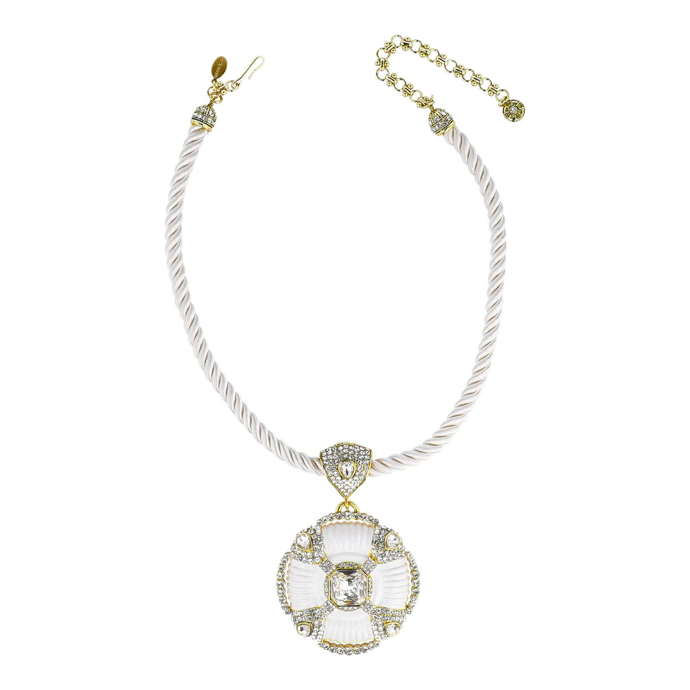 HEIDI DAUS® “Yacht Club” Nautical Convertible Enhancer Necklace with C