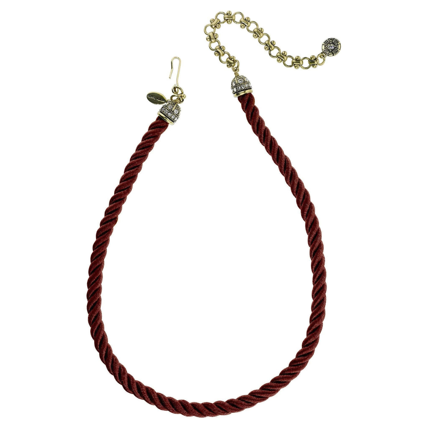 Heidi Daus®"Elegant Essentials" Pin Enhancer Cord Necklace HEIDI DAUS®