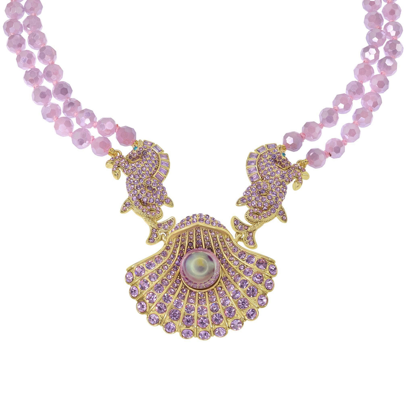 Heidi Daus®"Ornament Of The Sea" Beaded Crystal Seahorse Necklace