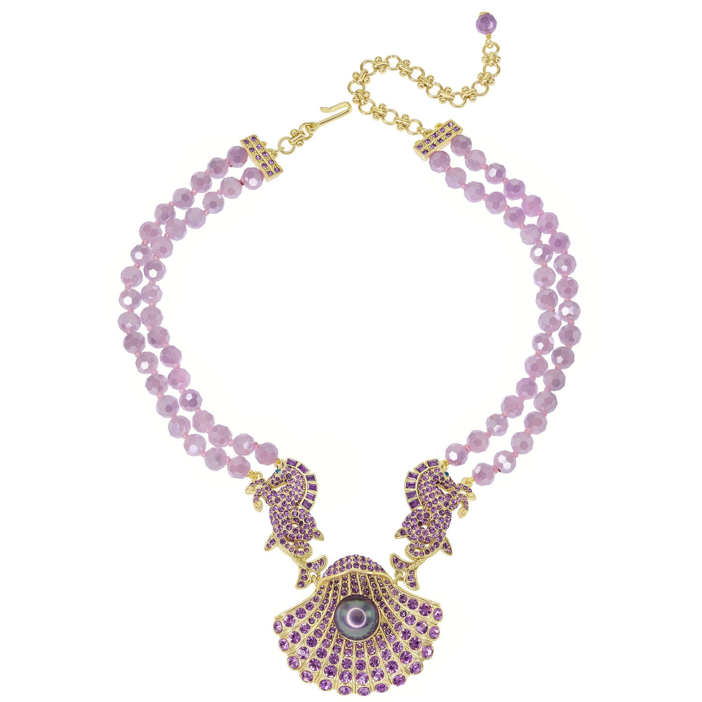 Heidi Daus®"Ornament Of The Sea" Beaded Crystal Seahorse Necklace