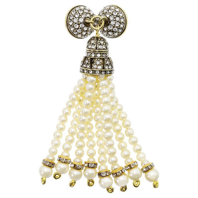 Heidi Daus®"Endless Possibilities" Crystal Beaded Tassel Necklace