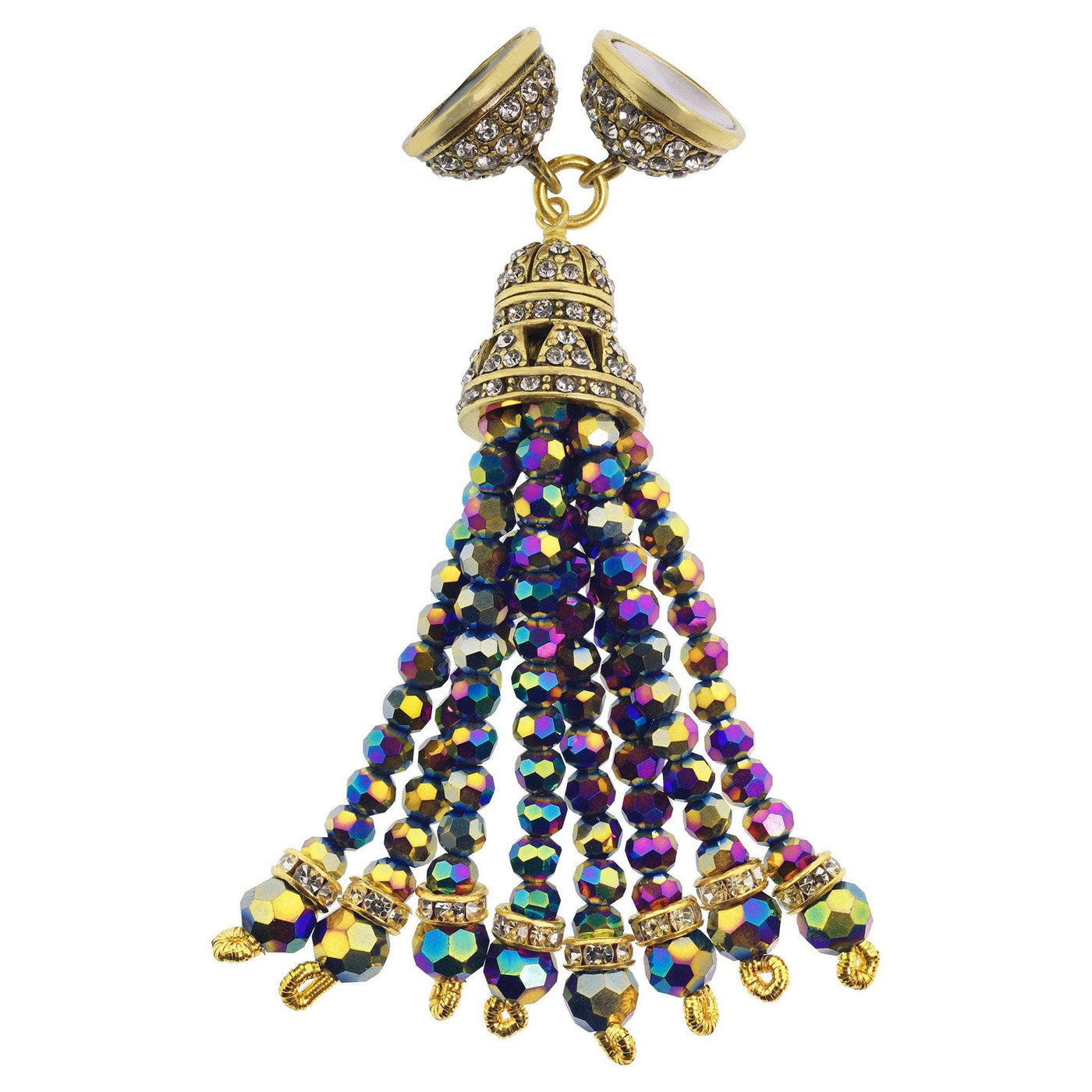 Heidi Daus®"Endless Possibilities" Crystal Beaded Tassel Necklace