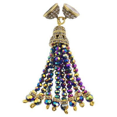 Heidi Daus®"Endless Possibilities" Crystal Beaded Tassel Necklace