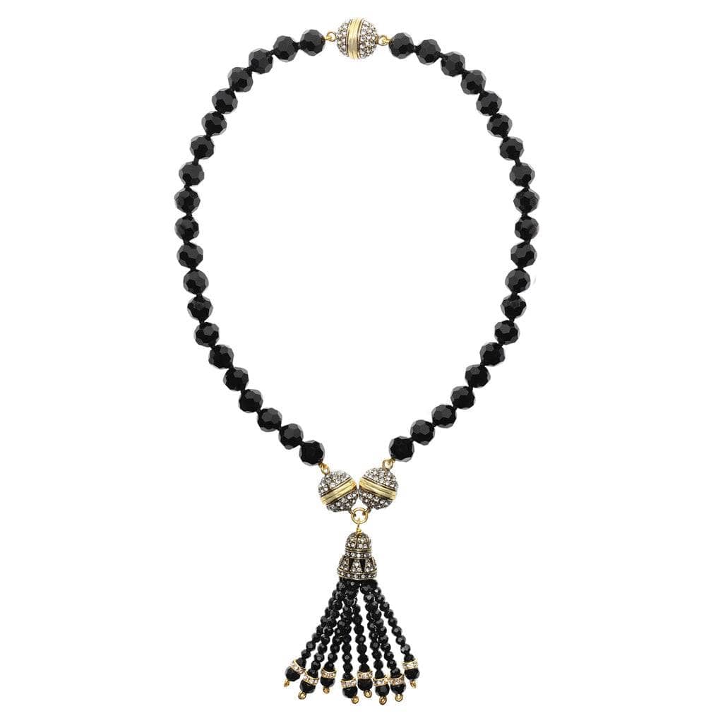 Heidi Daus®"Endless Possibilities" Crystal Beaded Tassel Necklace