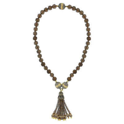 Heidi Daus®"Endless Possibilities" Crystal Beaded Tassel Necklace
