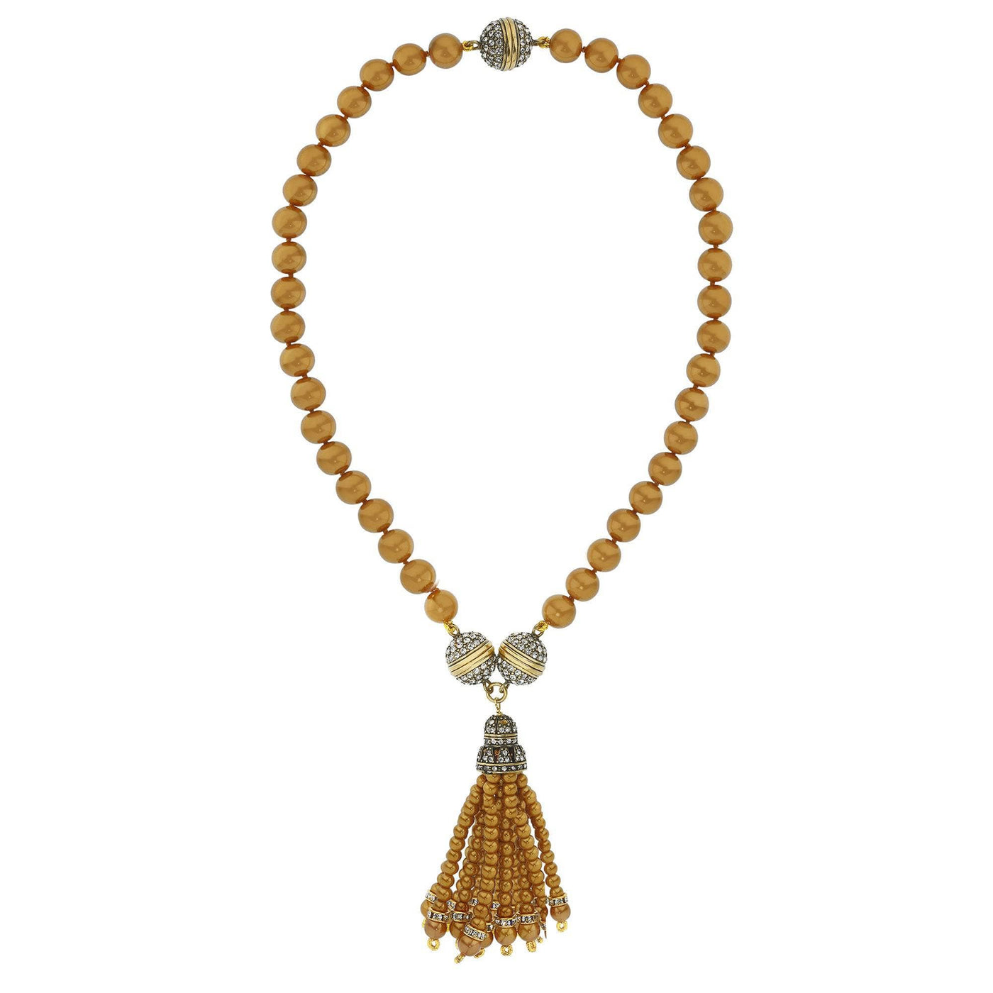 Heidi Daus®"Endless Possibilities" Crystal Beaded Tassel Necklace