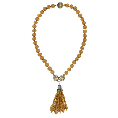 Heidi Daus®"Endless Possibilities" Crystal Beaded Tassel Necklace