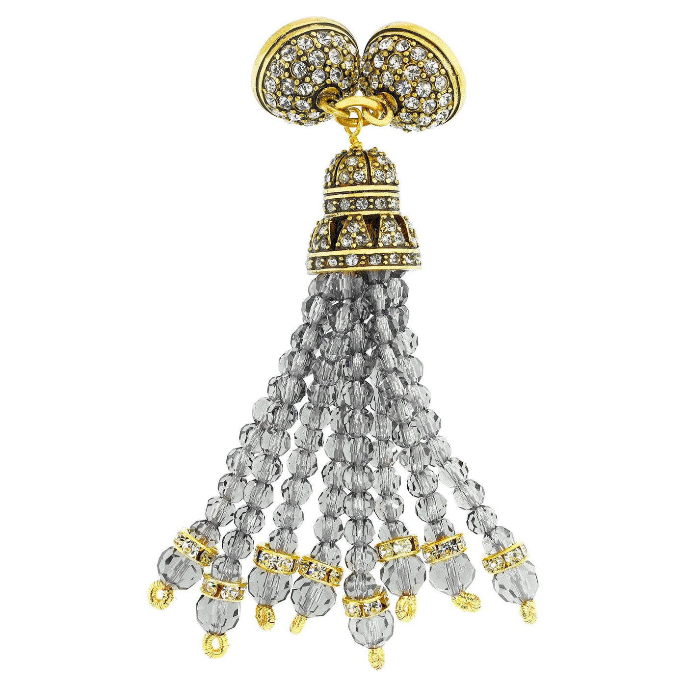 Heidi Daus®"Endless Possibilities" Crystal Beaded Tassel Necklace