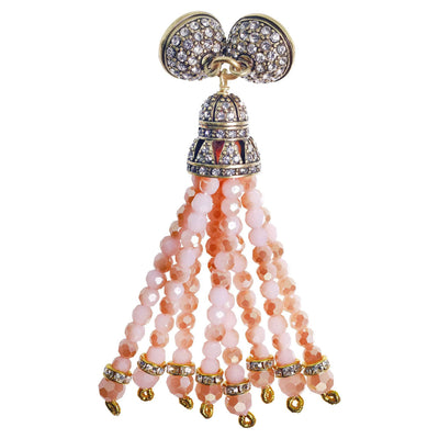 Heidi Daus®"Endless Possibilities" Crystal Beaded Tassel Necklace