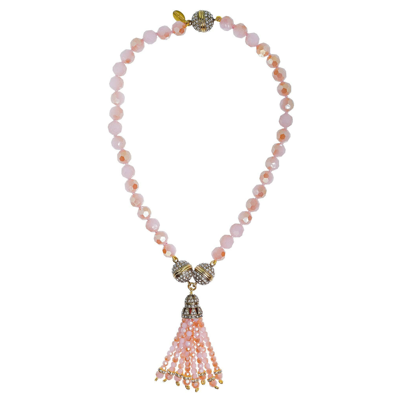 Heidi Daus®"Endless Possibilities" Crystal Beaded Tassel Necklace