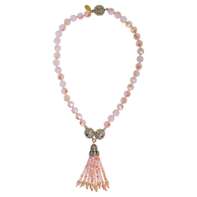 Heidi Daus®"Endless Possibilities" Crystal Beaded Tassel Necklace