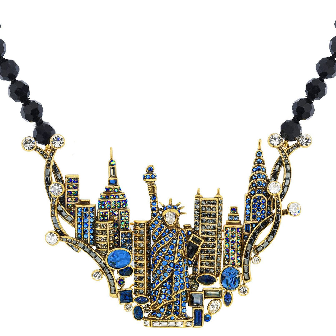 HEIDI DAUS®"New York, New York" Beaded Crystal Sparklescape Necklace HEIDI DAUS®