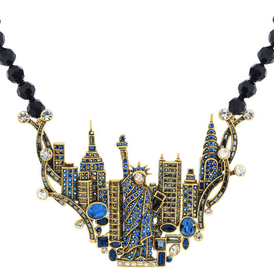 HEIDI DAUS®"New York, New York" Beaded Crystal Sparklescape Necklace HEIDI DAUS®