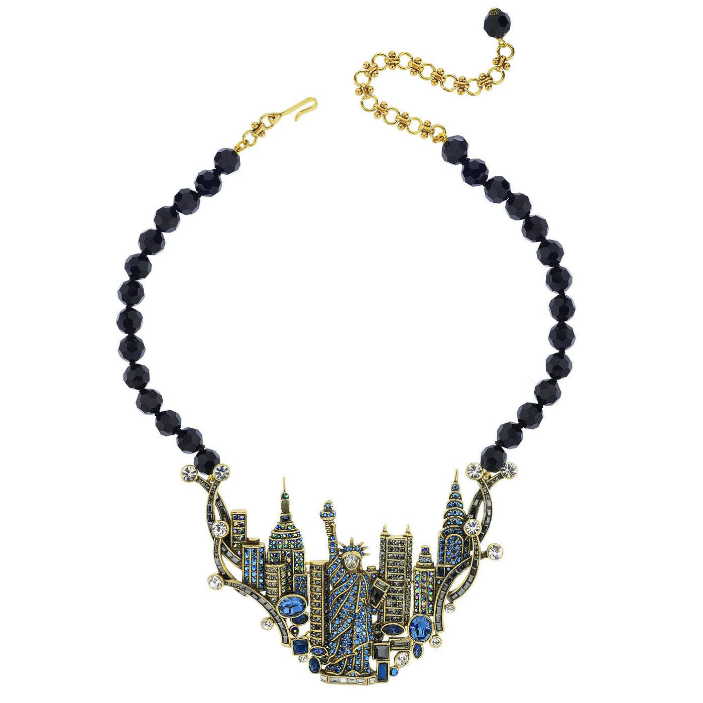 HEIDI DAUS®"New York, New York" Beaded Crystal Sparklescape Necklace HEIDI DAUS®