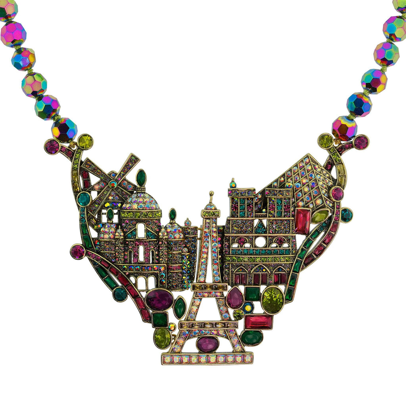 Heidi Daus® "April in Paris Necklace" Beaded Crystal Sparklescape Necklace